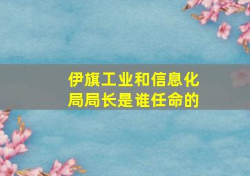 伊旗工业和信息化局局长是谁任命的