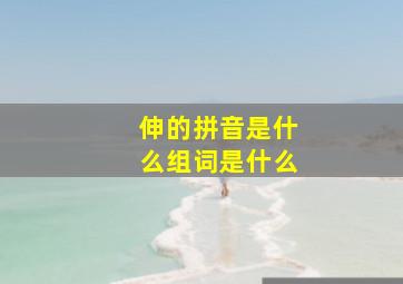 伸的拼音是什么组词是什么