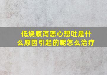 低烧腹泻恶心想吐是什么原因引起的呢怎么治疗