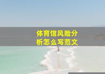 体育馆风险分析怎么写范文