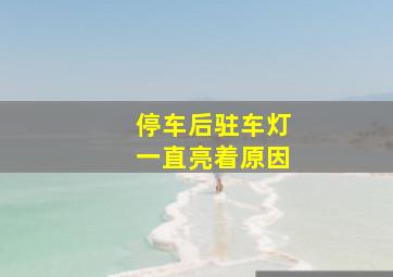 停车后驻车灯一直亮着原因