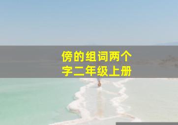 傍的组词两个字二年级上册