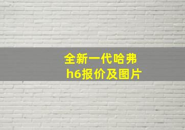 全新一代哈弗h6报价及图片