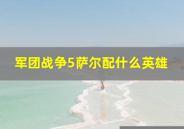 军团战争5萨尔配什么英雄