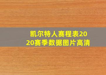 凯尔特人赛程表2020赛季数据图片高清