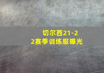 切尔西21-22赛季训练服曝光