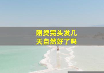 刚烫完头发几天自然好了吗