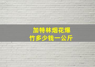 加特林烟花爆竹多少钱一公斤