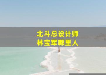 北斗总设计师林宝军哪里人