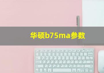 华硕b75ma参数