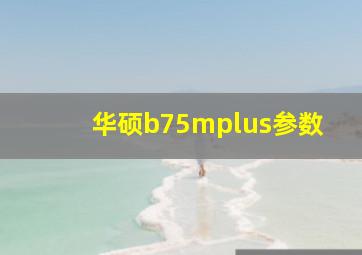 华硕b75mplus参数