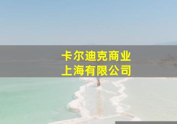 卡尔迪克商业上海有限公司