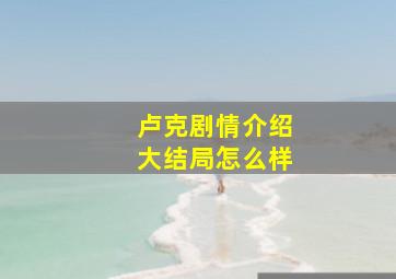 卢克剧情介绍大结局怎么样