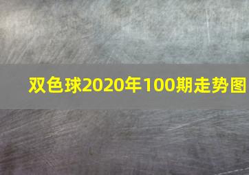 双色球2020年100期走势图