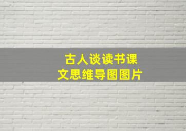 古人谈读书课文思维导图图片