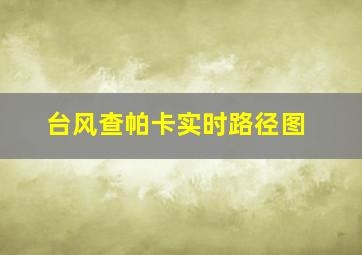 台风查帕卡实时路径图