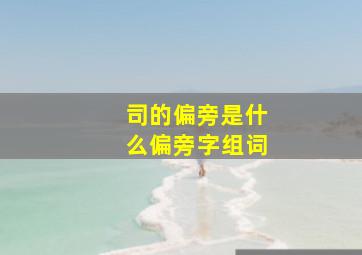 司的偏旁是什么偏旁字组词