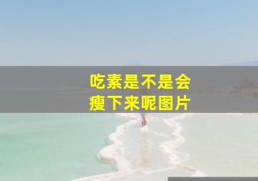 吃素是不是会瘦下来呢图片