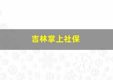 吉林掌上社保