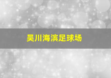 吴川海滨足球场