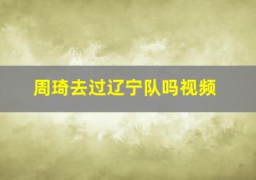 周琦去过辽宁队吗视频