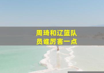 周琦和辽篮队员谁厉害一点