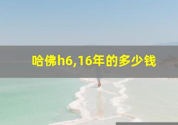 哈佛h6,16年的多少钱