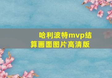 哈利波特mvp结算画面图片高清版