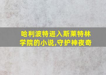 哈利波特进入斯莱特林学院的小说,守护神夜奇