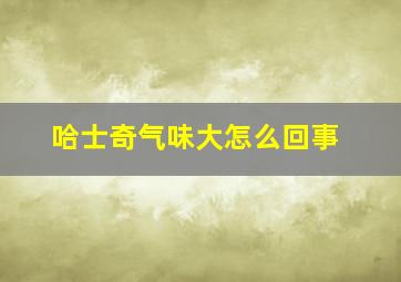 哈士奇气味大怎么回事