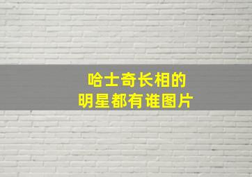 哈士奇长相的明星都有谁图片