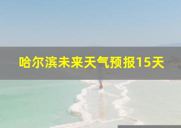 哈尔滨未来天气预报15天