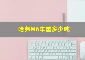 哈弗M6车重多少吨