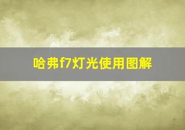 哈弗f7灯光使用图解