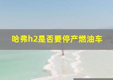 哈弗h2是否要停产燃油车