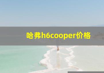 哈弗h6cooper价格