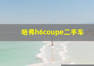 哈弗h6coupe二手车