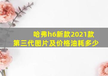 哈弗h6新款2021款第三代图片及价格油耗多少