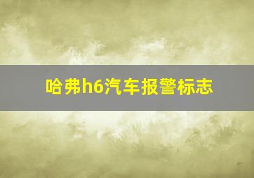 哈弗h6汽车报警标志