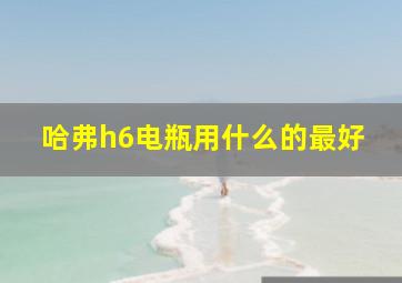 哈弗h6电瓶用什么的最好