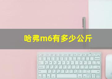 哈弗m6有多少公斤