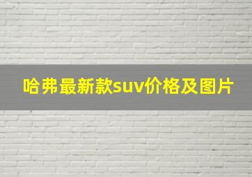 哈弗最新款suv价格及图片