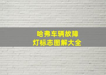 哈弗车辆故障灯标志图解大全