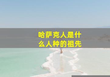 哈萨克人是什么人种的祖先