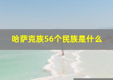 哈萨克族56个民族是什么