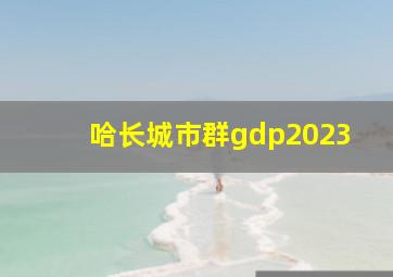 哈长城市群gdp2023