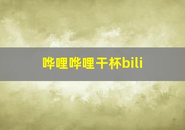 哗哩哗哩干杯bili