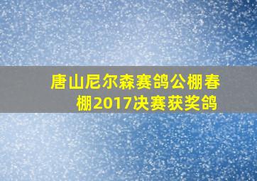 唐山尼尔森赛鸽公棚春棚2017决赛获奖鸽