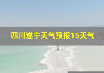 四川遂宁天气预报15天气