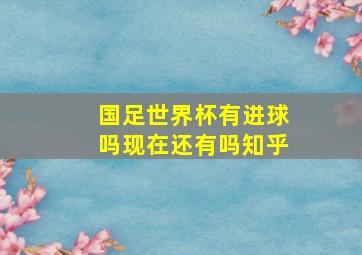 国足世界杯有进球吗现在还有吗知乎